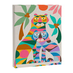 Mid Century Modern Tigers Canvas Print Gallery Image 6