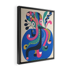 Mid Century Octopus Framed Canvas Print Gallery Image 2
