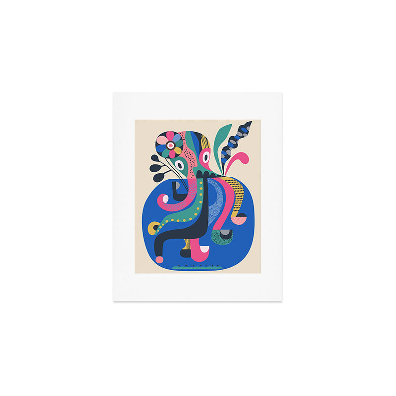 Miss Octopus Art Print Gallery Image 1