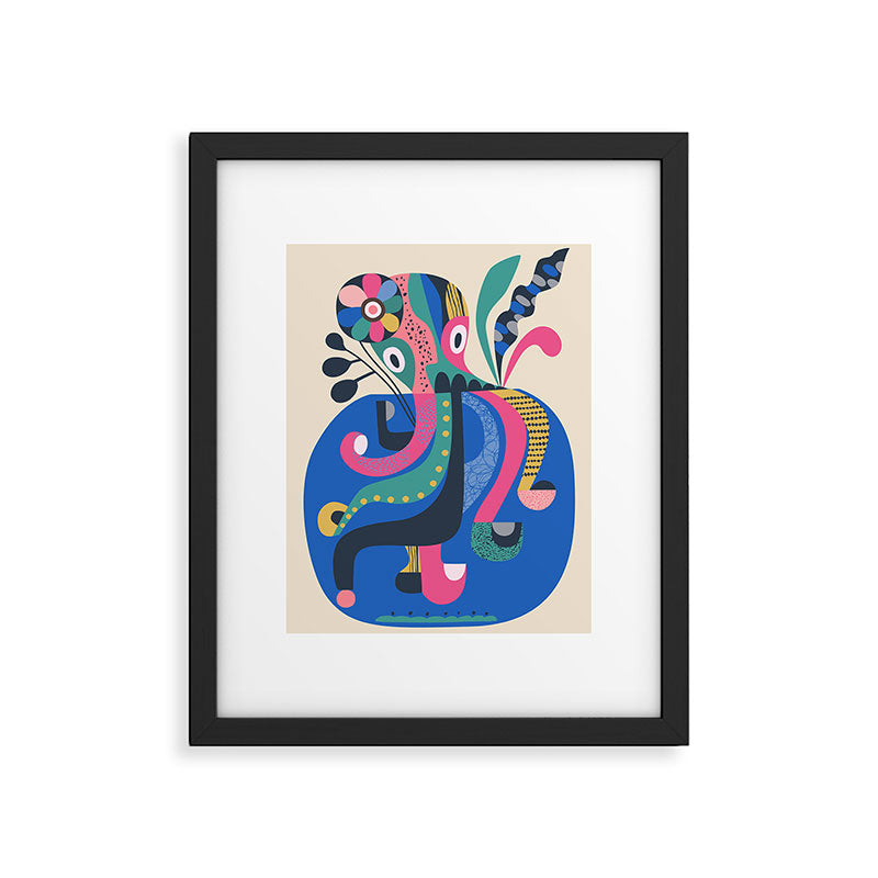 Miss Octopus Framed Art Print Gallery Image 4