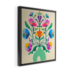 Modern Poppies Framed Canvas Print Gallery Image 2