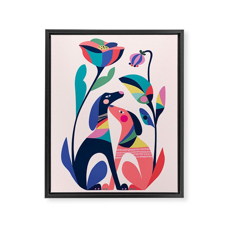 Pink Love Framed Canvas Print Gallery Image 6
