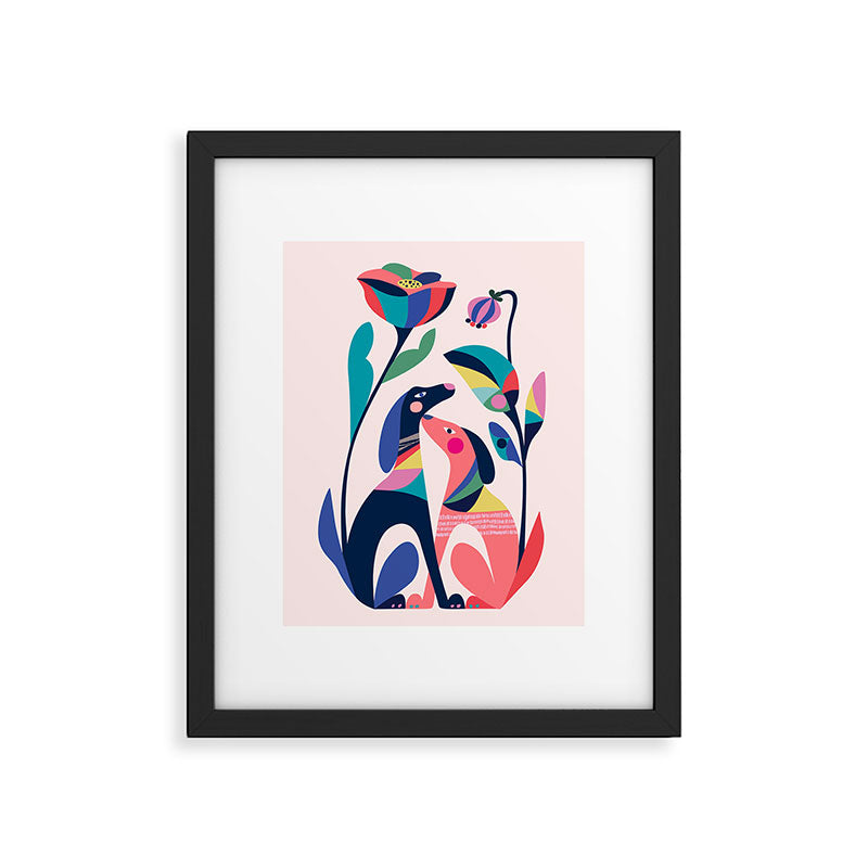 Pink Love Framed Art Print Gallery Image 5
