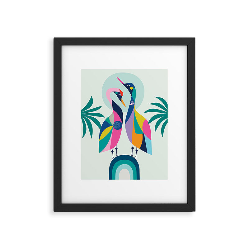Rainbow Geese Framed Art Print Gallery Image 5