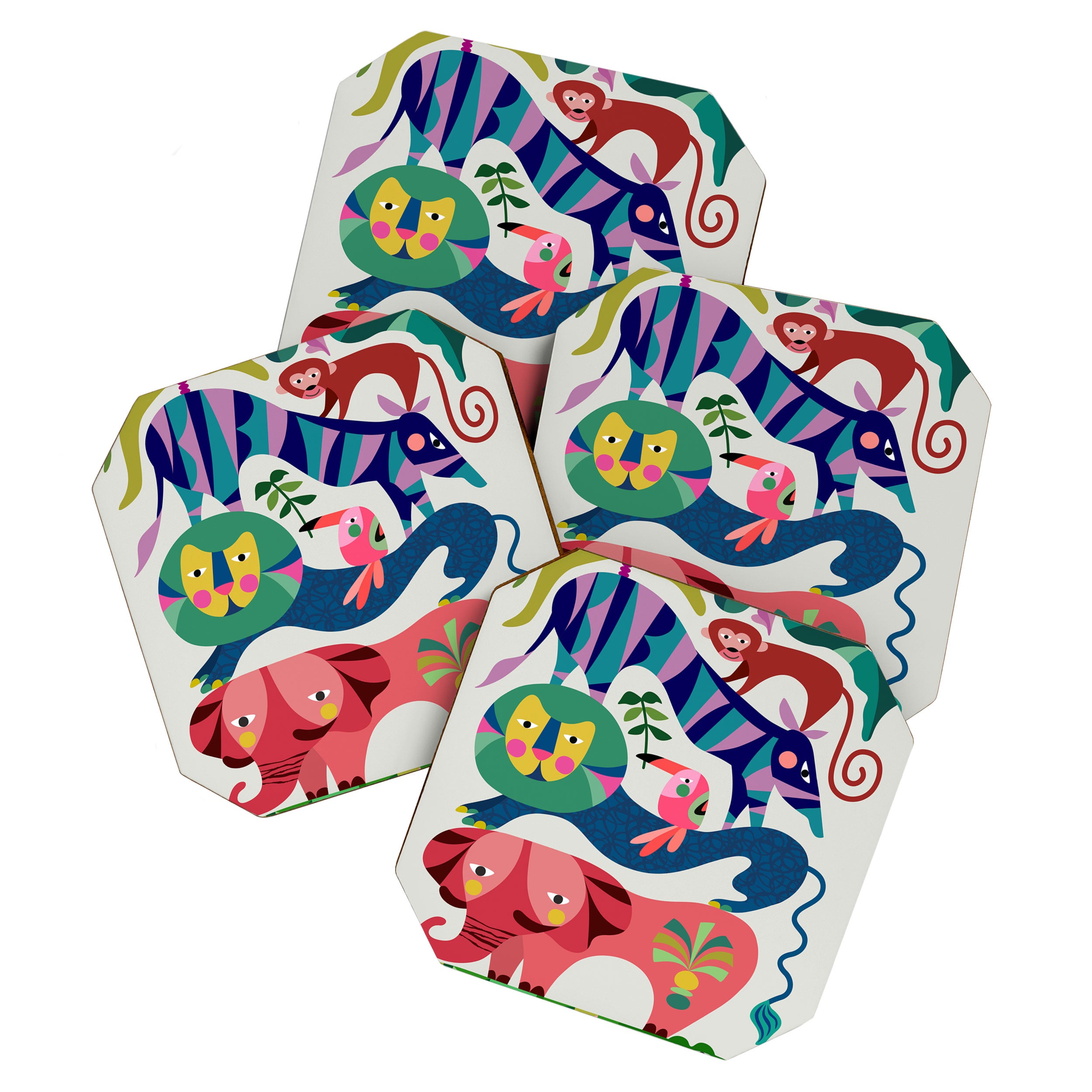 Safari Animals  Coaster Gallery Image 1