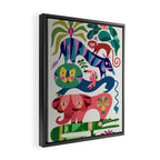 Safari Animals  Framed Canvas Print Gallery Image 2
