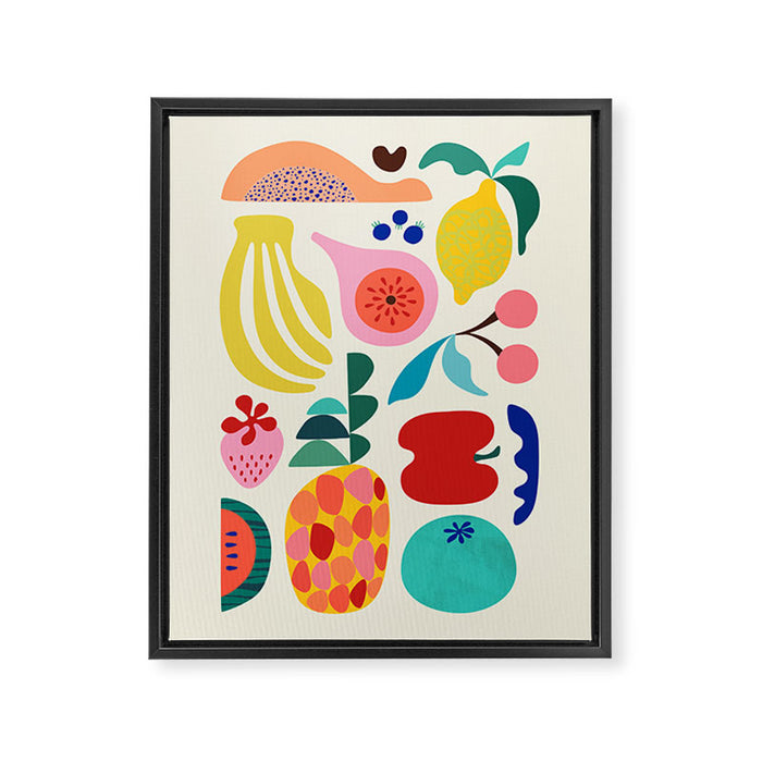 Summer fruits Framed Canvas Print Gallery Image 1