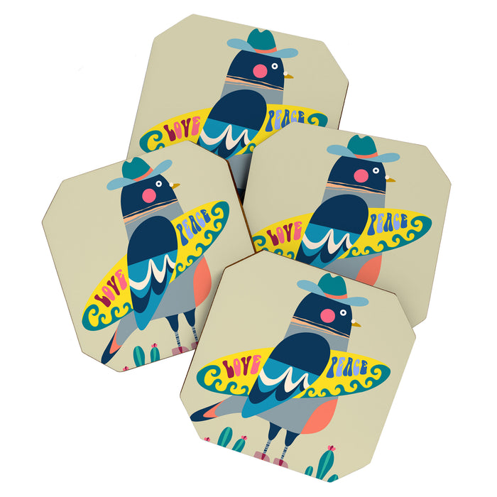 Surf Pigeon Coaster Gallery Image 1