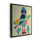 Surf Pigeon Framed Canvas Print Gallery Image 2