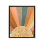 Take It Easy, Sunshine Framed Canvas Print Gallery Image 6