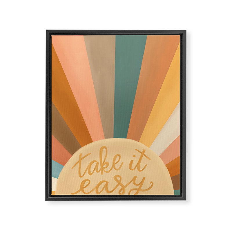 Take It Easy, Sunshine Framed Canvas Print Gallery Image 6