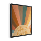 Take It Easy, Sunshine Framed Canvas Print Gallery Image 2