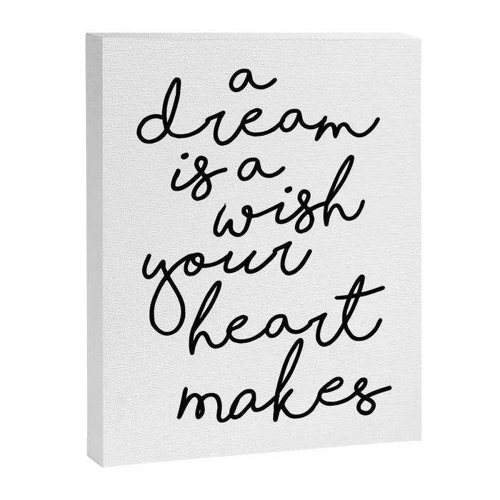 A Dream Is A Wish Your Heart Makes Canvas Print Gallery Image 1
