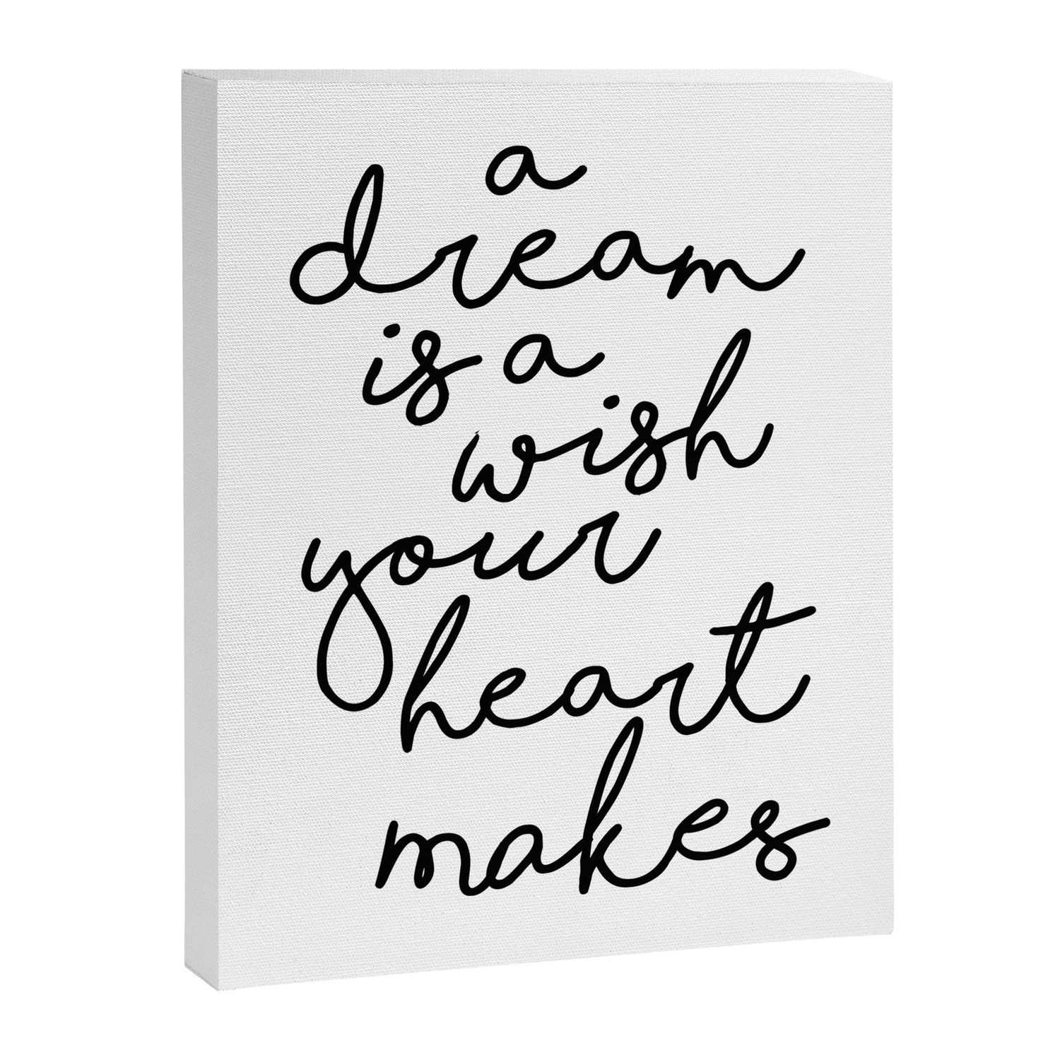 A Dream Is A Wish Your Heart Makes Canvas Print Gallery Image 8