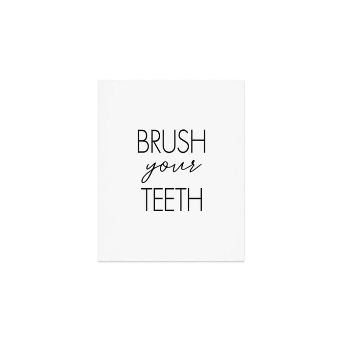 Brush Your Teeth Art Print Gallery Image 1