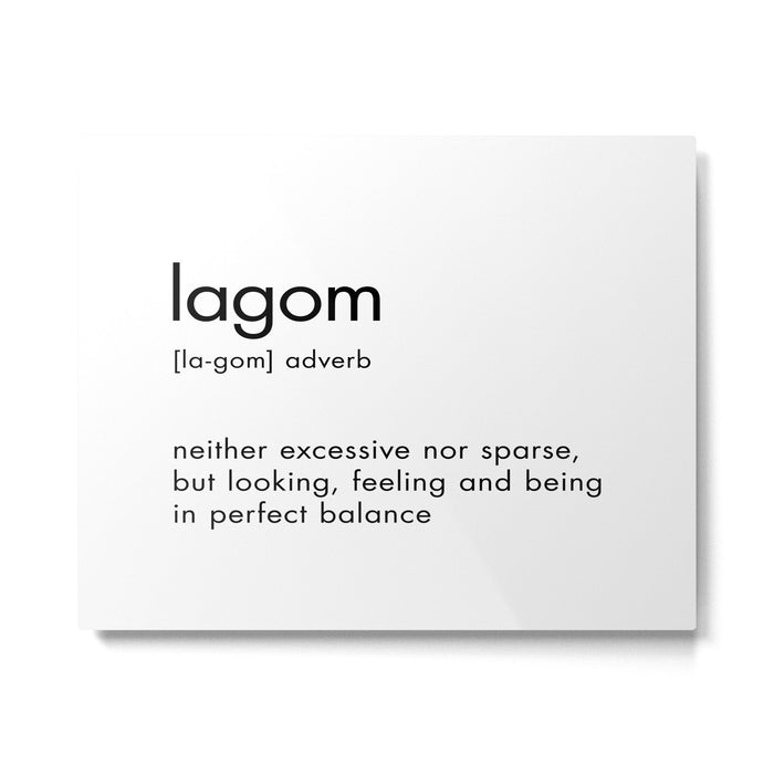 Lagom Definition Metal Print Gallery Image 1