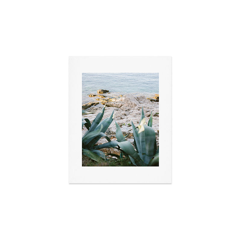 A few steps from the ocean | Fine art Croatia travel photography print | Coastal sea wall art Art Print Gallery Image 1