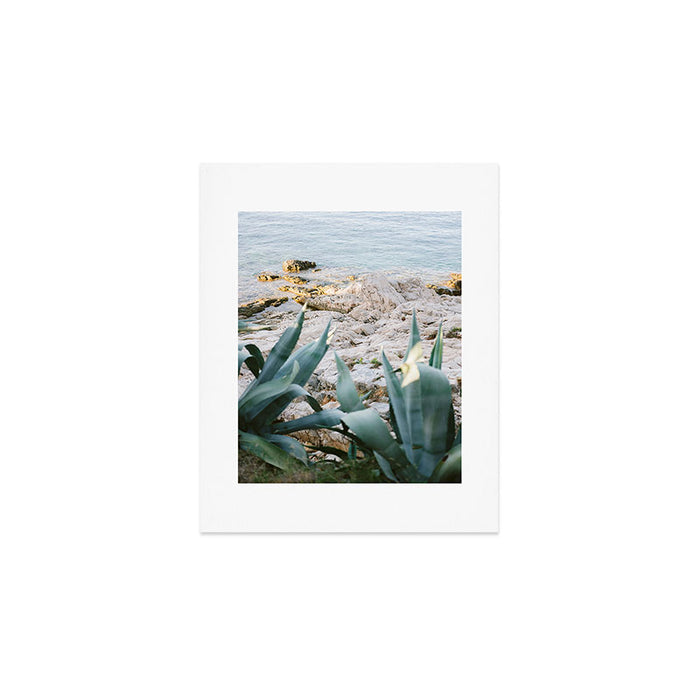 A few steps from the ocean | Fine art Croatia travel photography print | Coastal sea wall art Art Print Gallery Image 1
