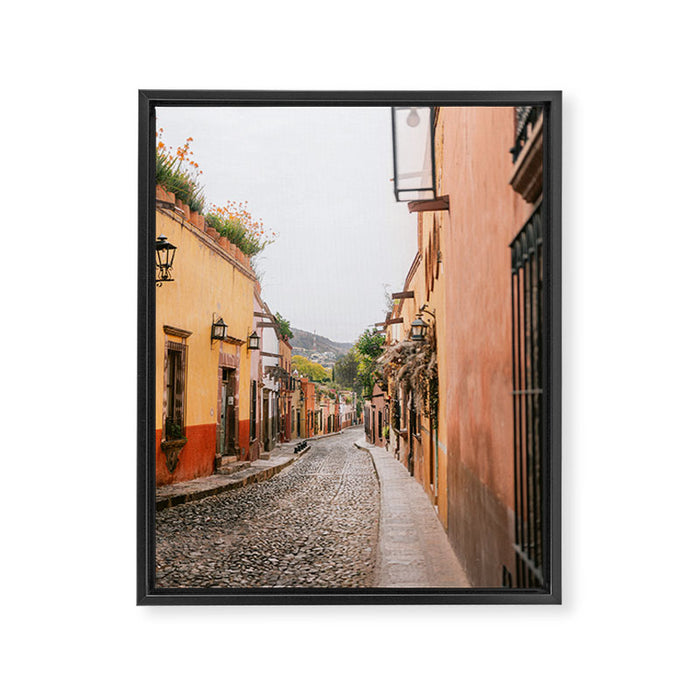 Aldama Street San Miguel de Allende | Mexico Travel Photography Framed Canvas Print Gallery Image 1
