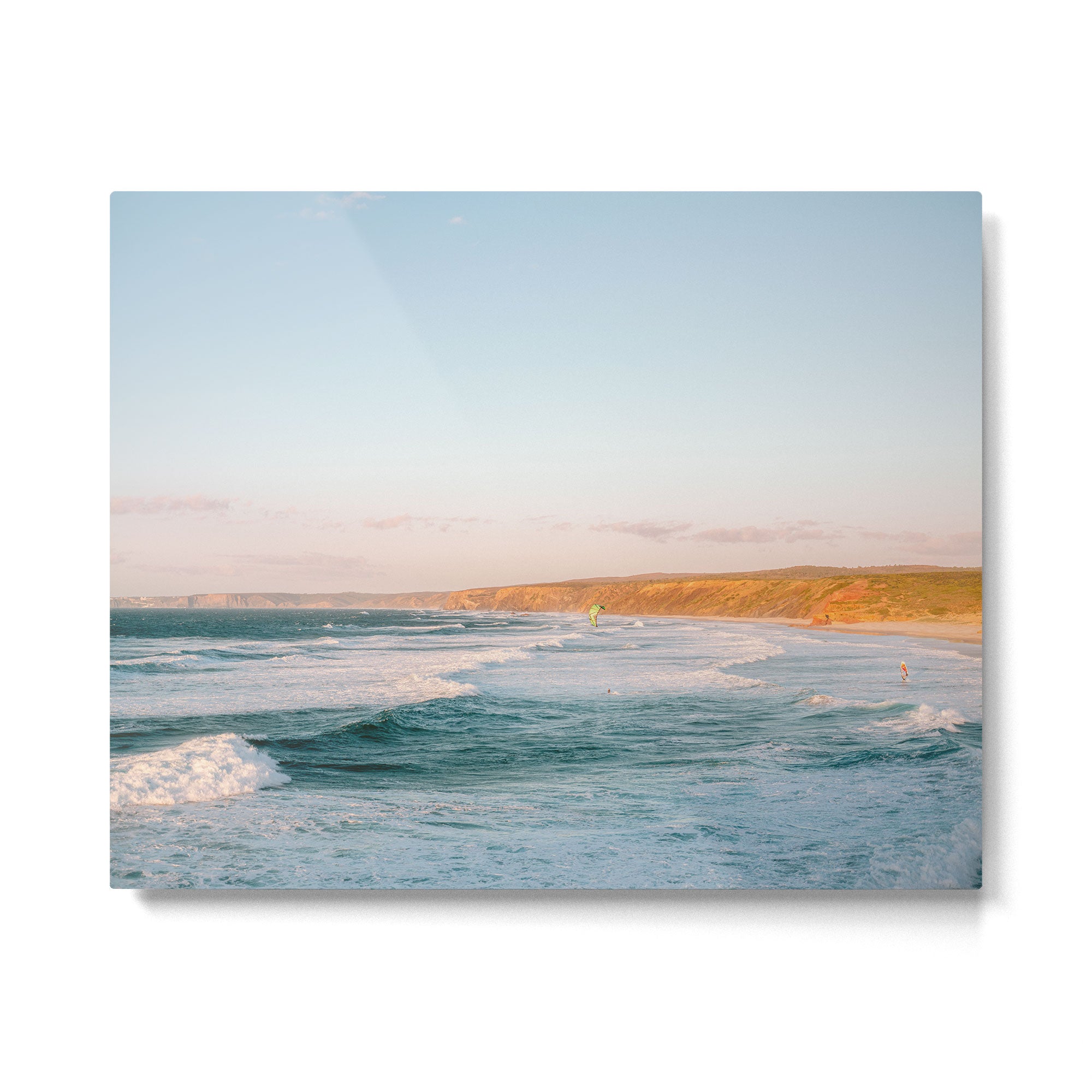 Algarve Wind surf | Portugal travel photography Metal Print Gallery Image 4