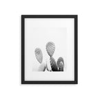 Black and white Cactus | Botanical film photography art Framed Art Print Gallery Image 5