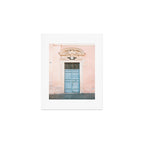 Blue Trastevere Rome front door | Italy pastel travel photography | Front door collection Art Print Gallery Image 1