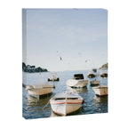 Boats of Hvar | Croatia ocean sea fine art photography print | Wanderlust travel poster Canvas Print Gallery Image 6