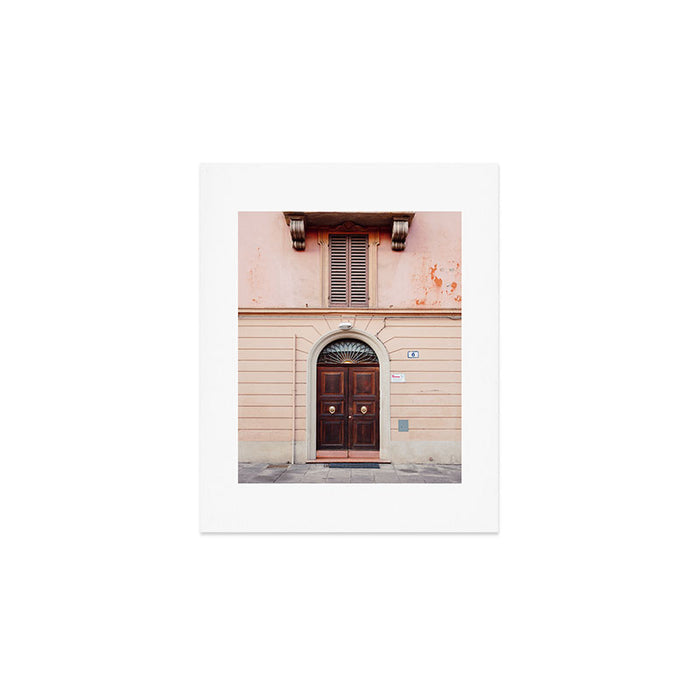 Bologna front door | Travel photography Italy | Pastel tones poster print Art Print Gallery Image 1