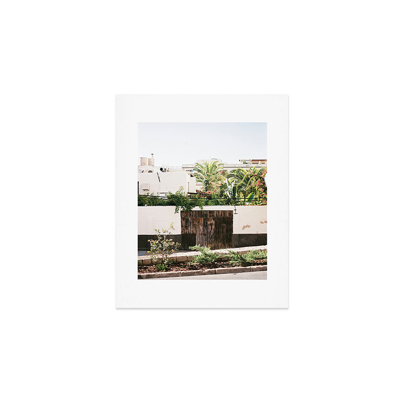 Botanical backyard Ibiza Spain | Lush greenery | Wanderlust Travel photography Art Print Gallery Image 1