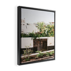 Botanical backyard Ibiza Spain | Lush greenery | Wanderlust Travel photography Framed Canvas Print Gallery Image 2