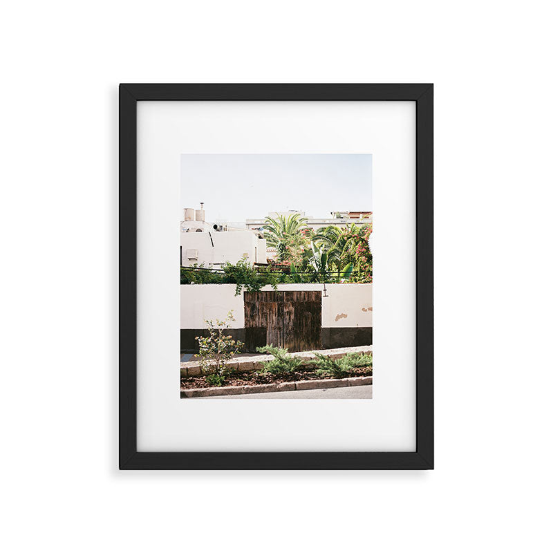 Botanical backyard Ibiza Spain | Lush greenery | Wanderlust Travel photography Framed Art Print Gallery Image 5