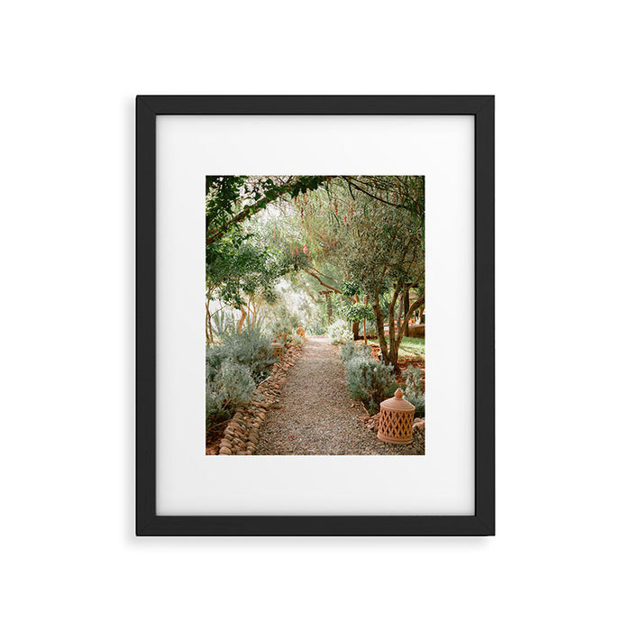 Botanical paradise | Morocco travel photography Framed Art Print Gallery Image 1