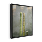 Cacti greens | Oaxaca Mexico travel photography Framed Canvas Print Gallery Image 2