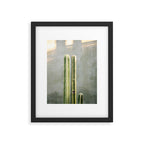 Cacti greens | Oaxaca Mexico travel photography Framed Art Print Gallery Image 5