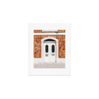 Cascais White Door | Lisbon Portugal fine art travel photography print Art Print Gallery Image 1