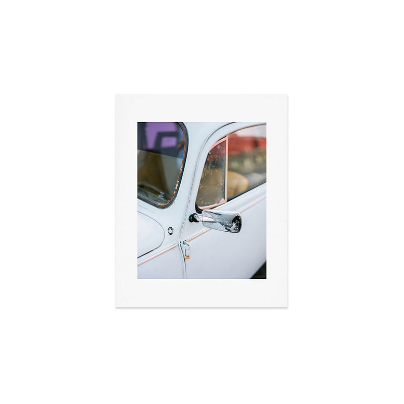Classic Car Detail | Pastel Oaxaca Mexico Photography Art Print Gallery Image 1