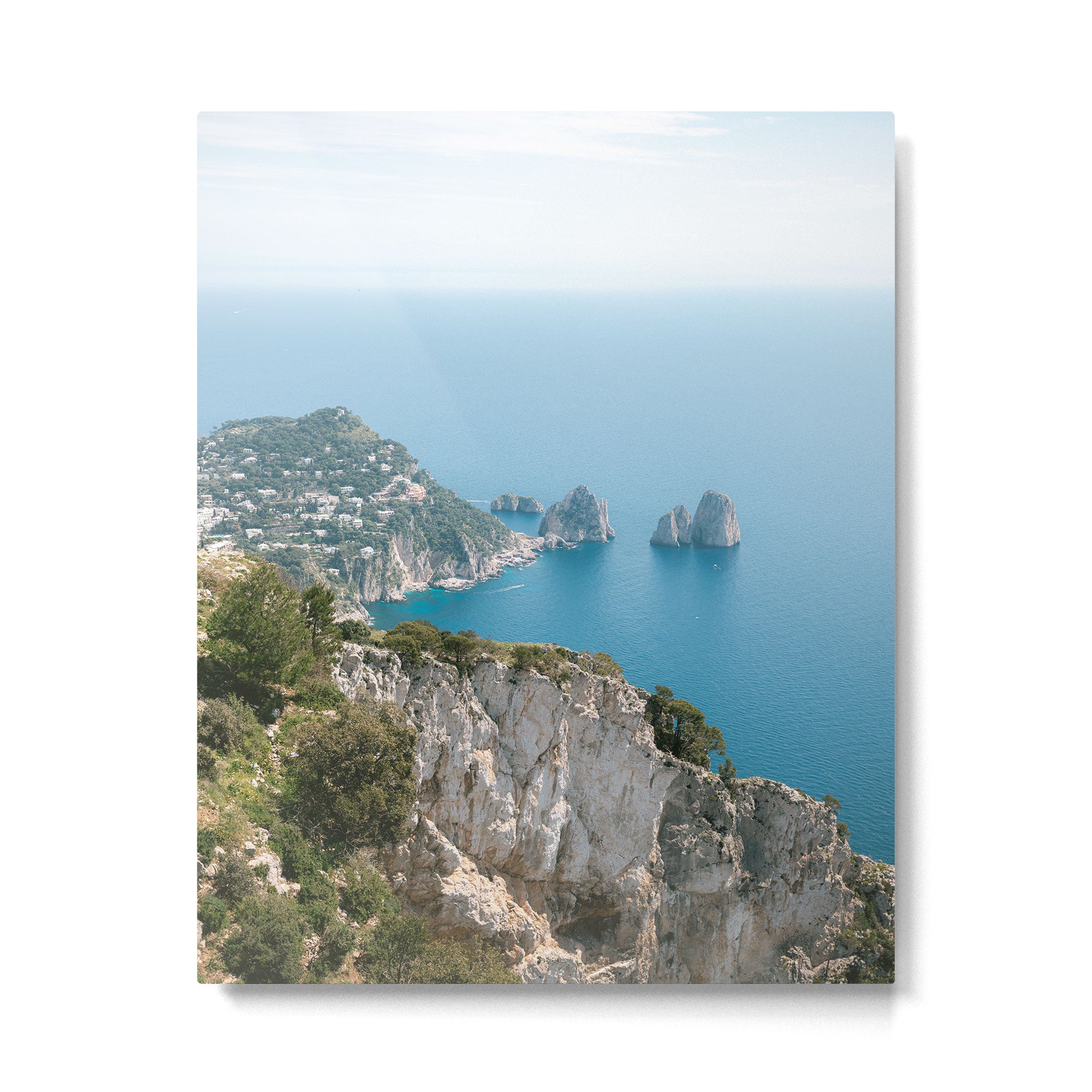Coast of Capri | Italy coastal travel photography Metal Print Gallery Image 4