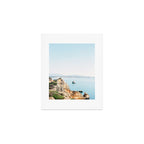 Coast of Lagos, Algarve in Portugal | Bright and airy seascape photography art Art Print Gallery Image 1