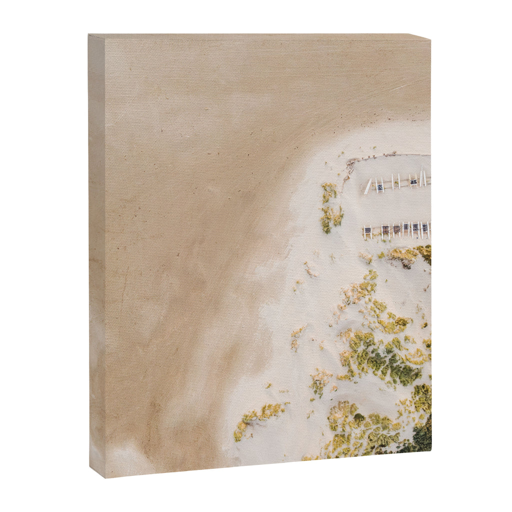 Coastal Drone photography print of the beach and some boats | Wanderlust aerial photography art Canvas Print Gallery Image 6