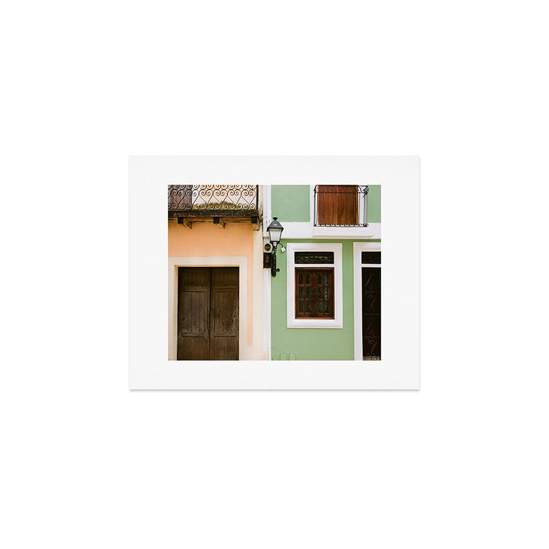 Colorful houses of Santo Domingo | Dominican Republic travel photography Art Print Gallery Image 1