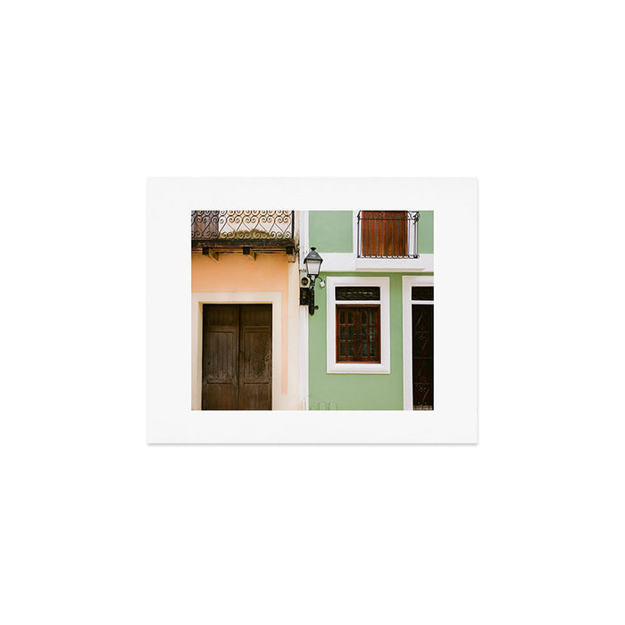 Colorful houses of Santo Domingo | Dominican Republic travel photography Art Print Gallery Image 1