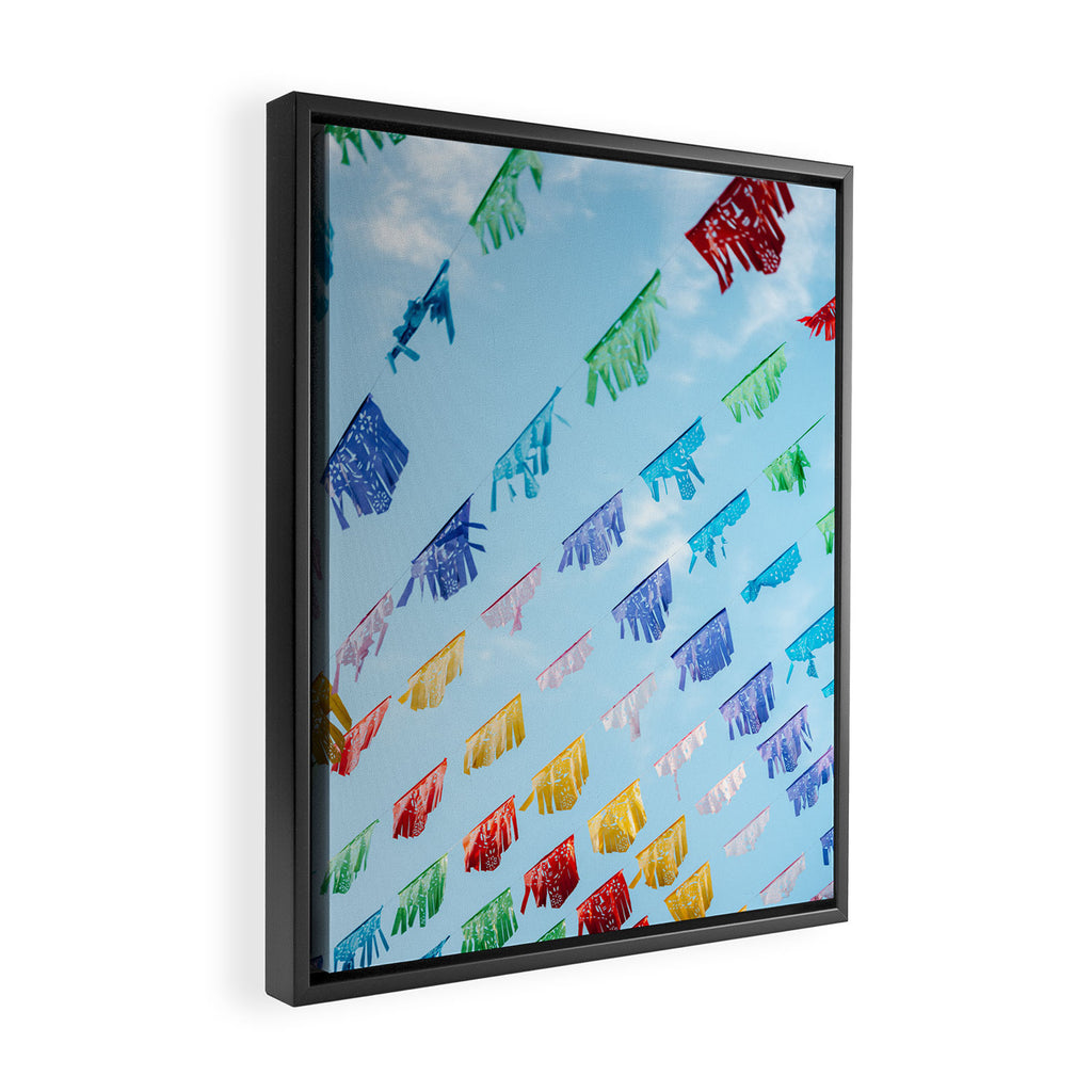 Colors of Mexico | Oaxaca Travel Photography Framed Canvas Print Gallery Image 2