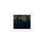 Drone photography | Aerial in Ireland above a lake Art Print Gallery Image 1