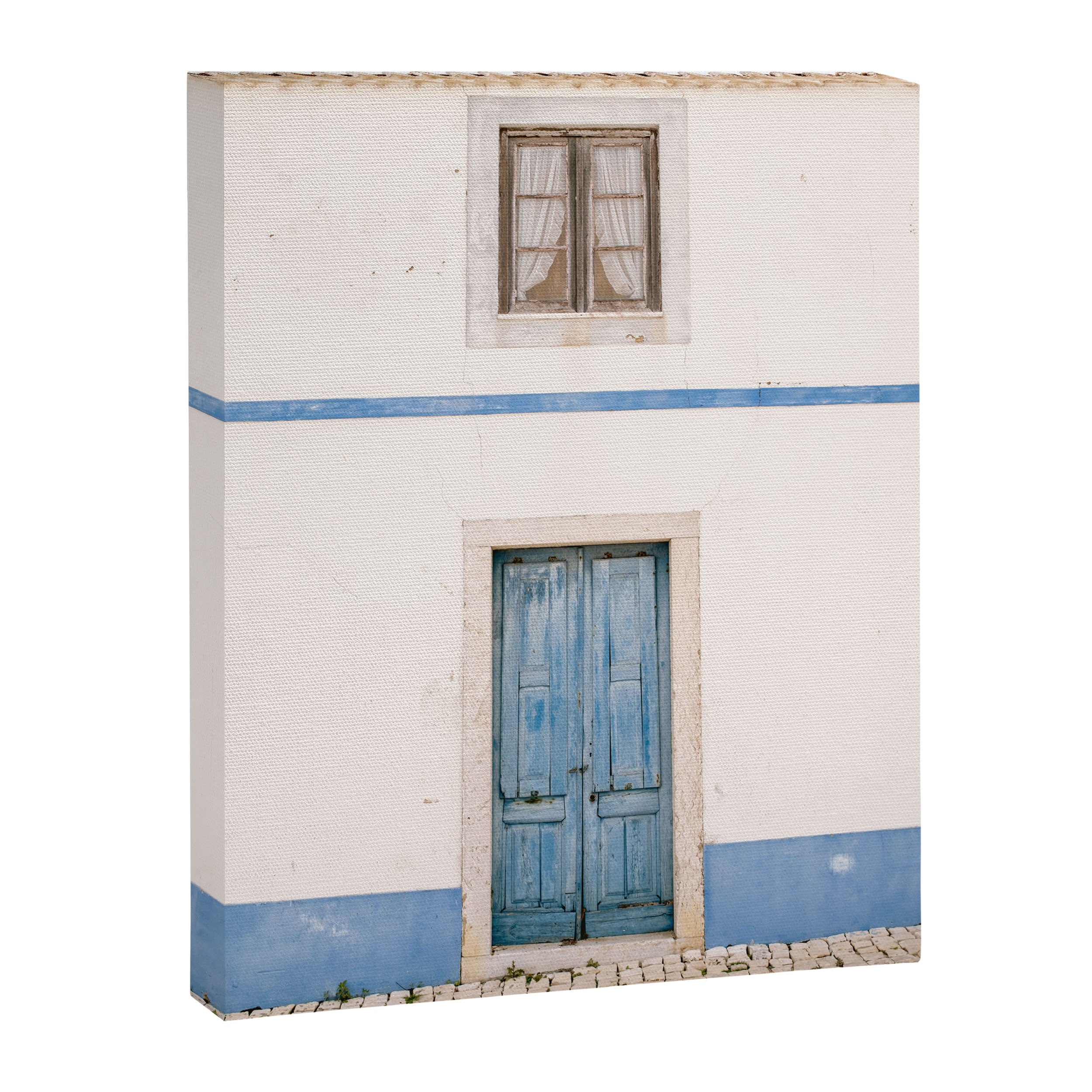 Ericeira Blue Door | Portugal Travel Photography Canvas Print Gallery Image 3