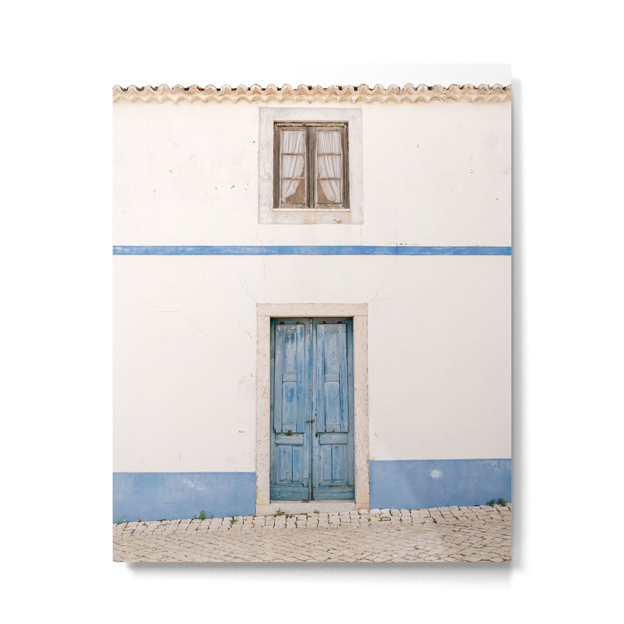 Ericeira Blue Door | Portugal Travel Photography Metal Print Gallery Image 4