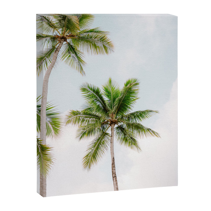 For the love of palm trees | Dominican Republic travel photography print | Summer time Canvas Print Gallery Image 1