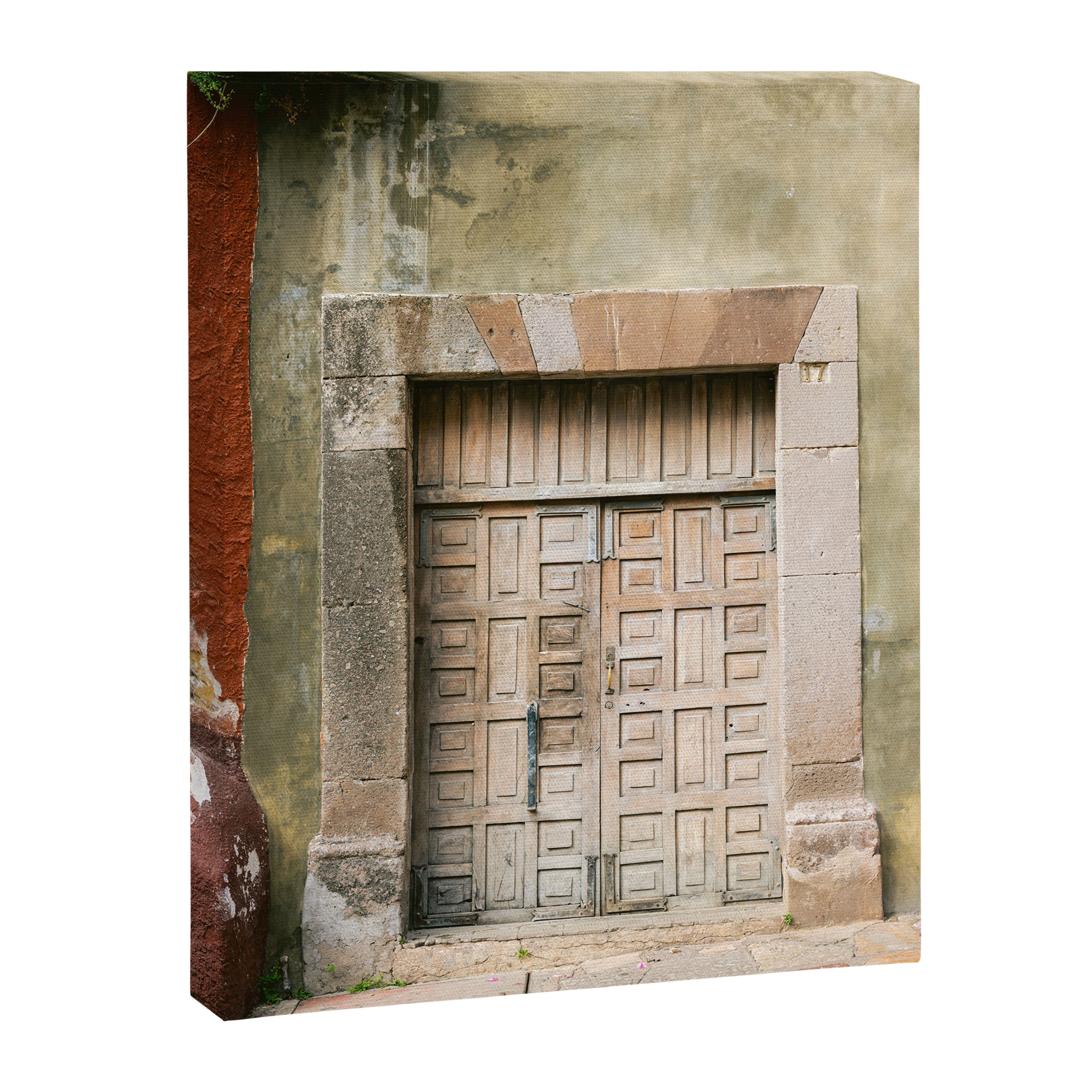 Front door of San Miguel de Allende | Mexico Travel Photography Canvas Print Gallery Image 6