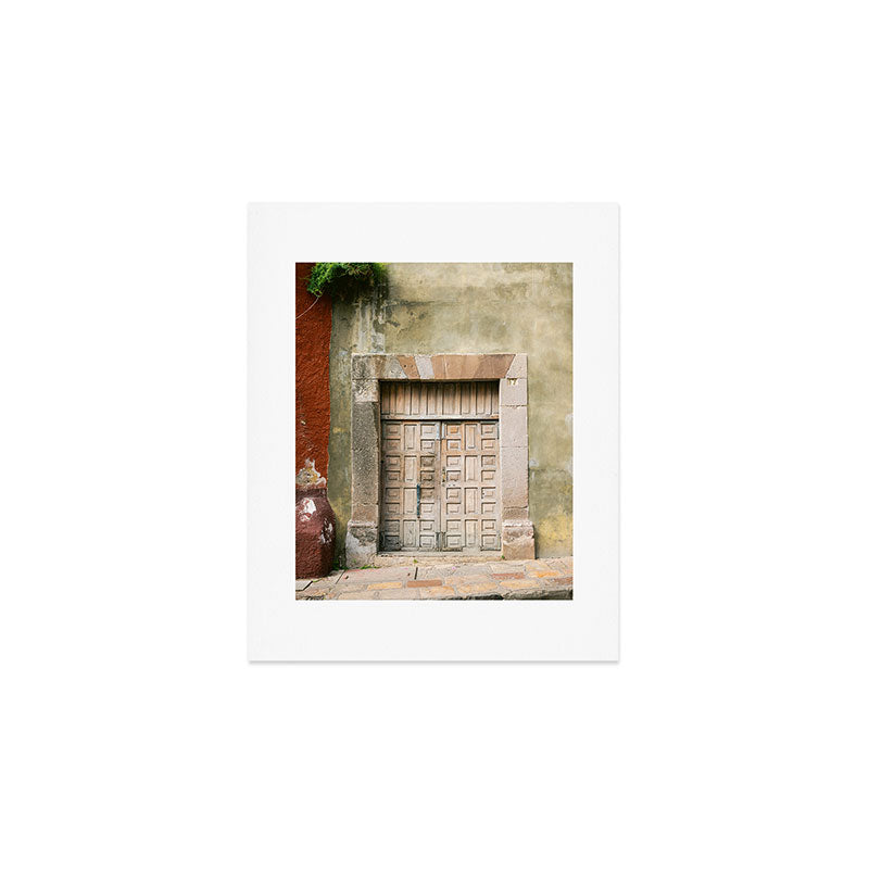 Front door of San Miguel de Allende | Mexico Travel Photography Art Print Gallery Image 1