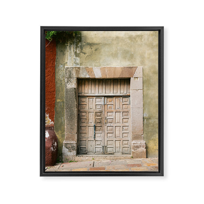 Front door of San Miguel de Allende | Mexico Travel Photography Framed Canvas Print Gallery Image 6