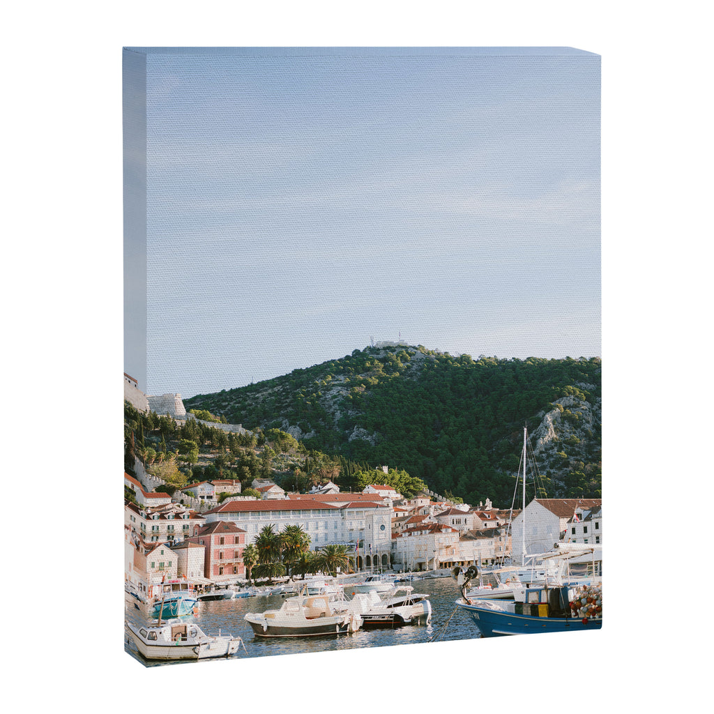 Glorious Hvar at sunrise | Croatia travel photography | Colorful summer vibes Canvas Print Gallery Image 6
